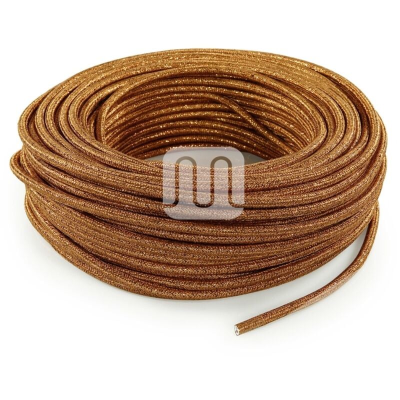 foto del prodotto cavo elettrico tessile tondo lame rame to454 3mt merlotti