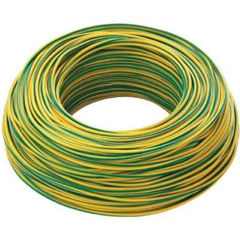 foto del prodotto cavo elettrico unipolare fs17 rame pvc giallo verde n xmmq 1x4,0 cf mt 100