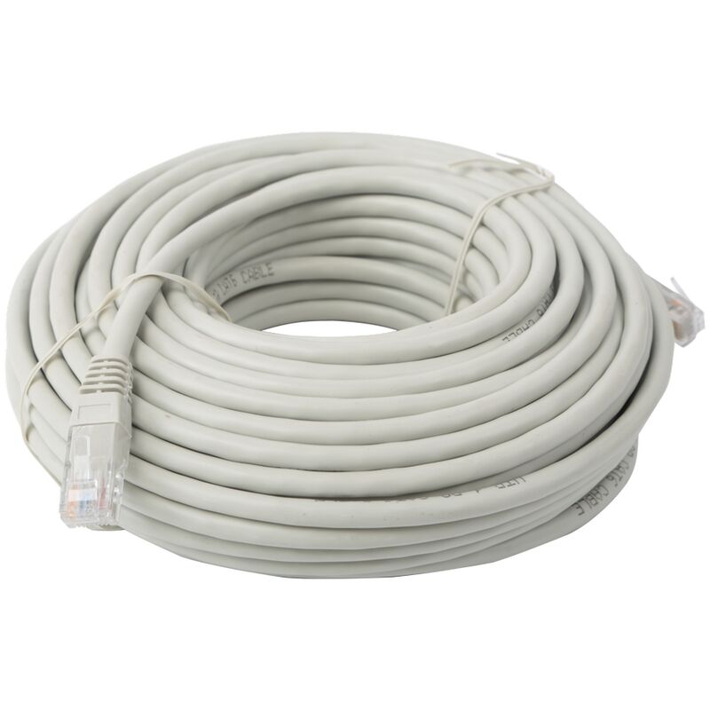 foto del prodotto cavo ethernet rete lan cat6 rj45 20m grigio aigostar