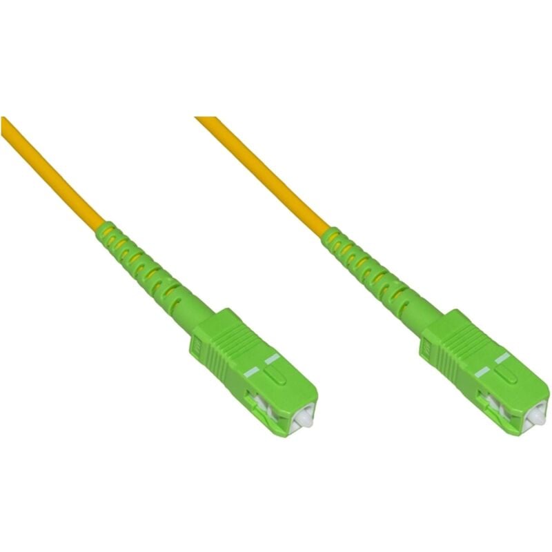 foto del prodotto cavo fibra ottica apc sc a apc sc singlemode simplex mt.3 lkscscapcs3 