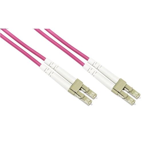 foto del prodotto cavo fibra ottica lc a lc multimode duplex om4 50 125 mt.1 conf.10pz