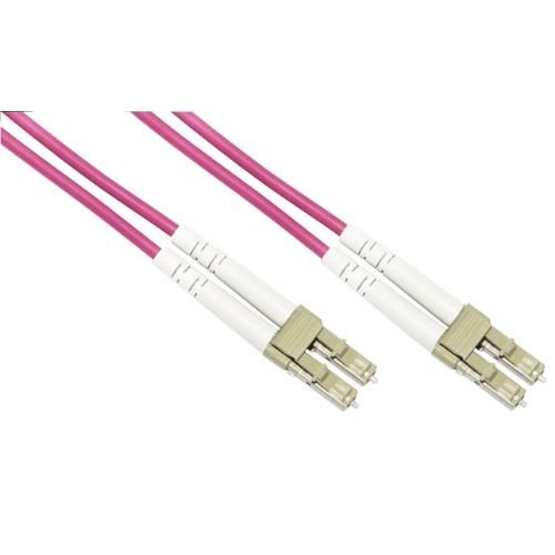 foto del prodotto cavo fibra ottica lc a lc multimode duplex om4 50 125 mt.1 conf.10pz lklclc4501e