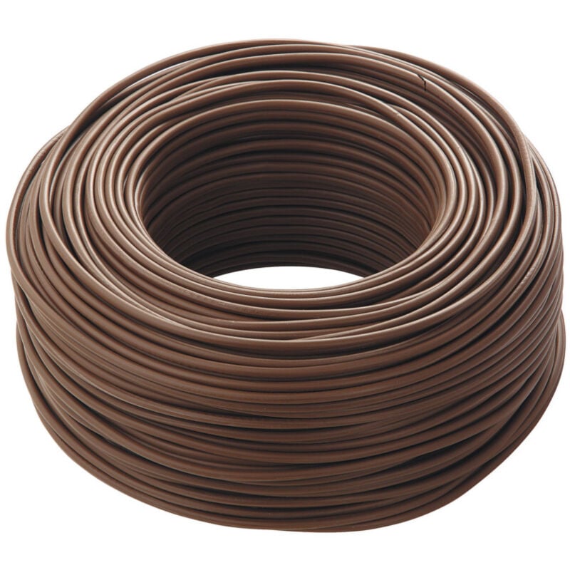 foto del prodotto cavo filo elettrico unipolare fs17 sezione 2,5mmq colore marrone matassa 100m