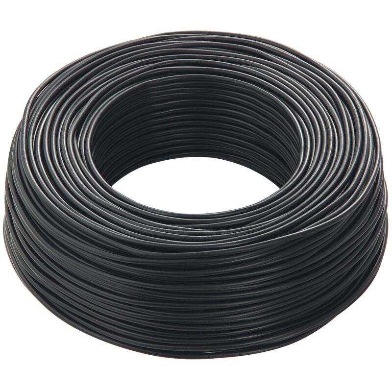 foto del prodotto cavo filo elettrico unipolare fs17 sezione 2,5mmq colore nero matassa 100m