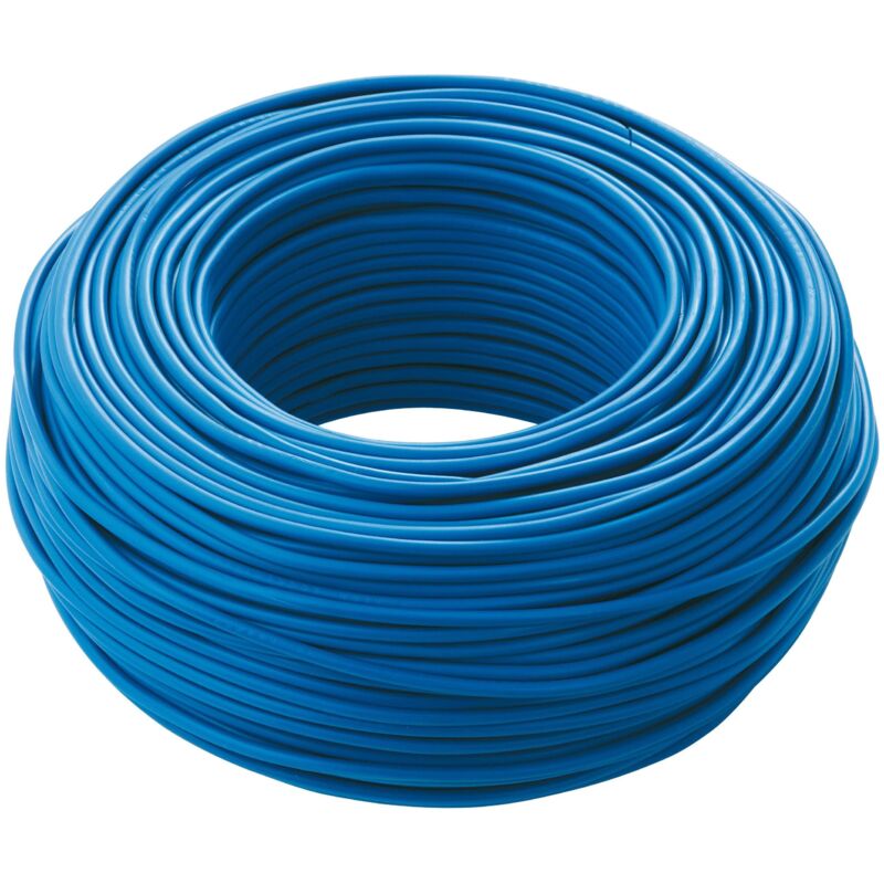foto del prodotto cavo filo elettrico unipolare fs17 sezione 4mmq colore blu matassa 100m