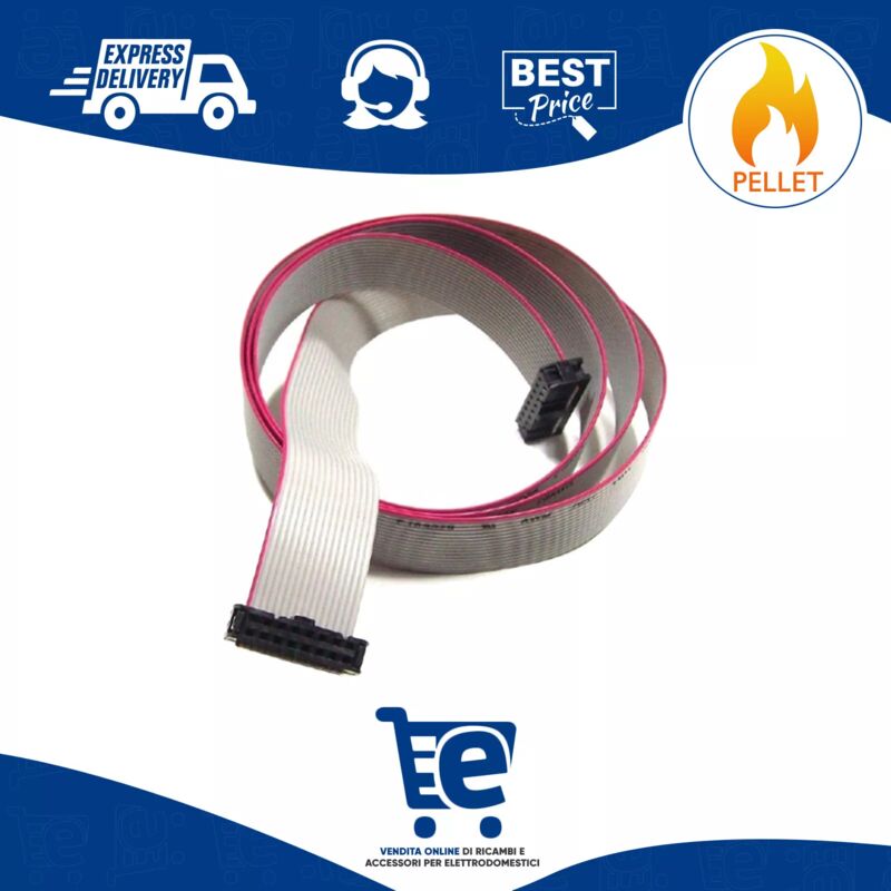 foto del prodotto cavo flat connettore 16 poli per tastiere micronova e schede di controllo