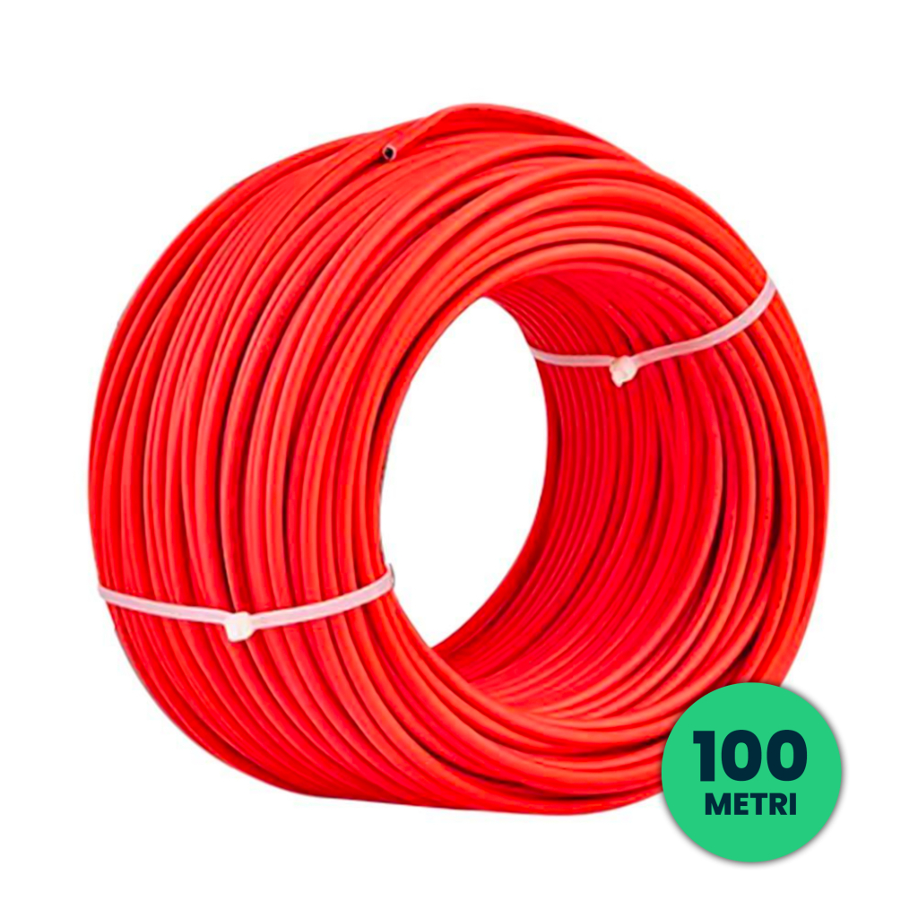 foto del prodotto cavo fotovoltaico di collegamento professionale fv-6 colore rosso per vt-450 vt-545 sku-11419