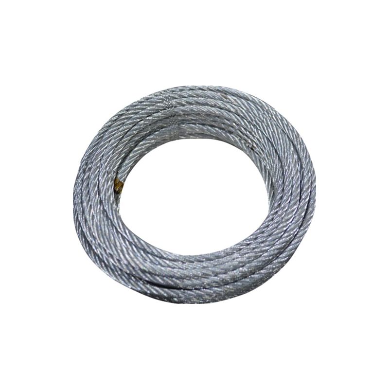 foto del prodotto cavo fune acciaio zincata 10 mm 50 metri maurer 72 fili carico rottura 3200 kg