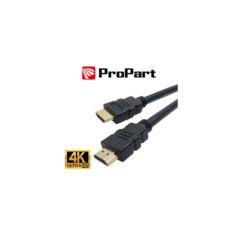 foto del prodotto cavo hdmi 2.0 high speed 4k 3d con ethernet 0.5m sp sp nero tr h05ss bk