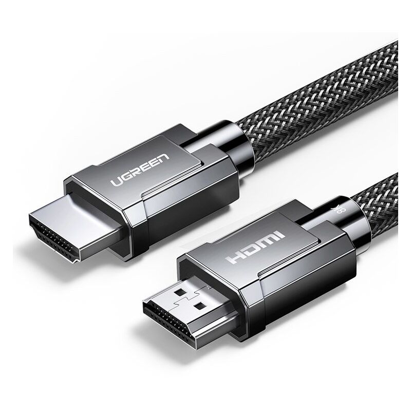 foto del prodotto cavo hdmi 2.1 8k 4k 3d 48gbps hdr vrr qms allm earc qft 2m grigio
