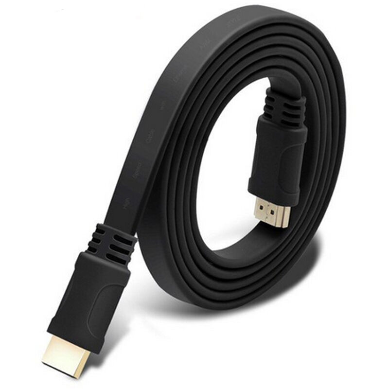 foto del prodotto cavo hdmi 5 metri filo hdtv piatto maschio maschio full hd 3d 1.4v ld 00730