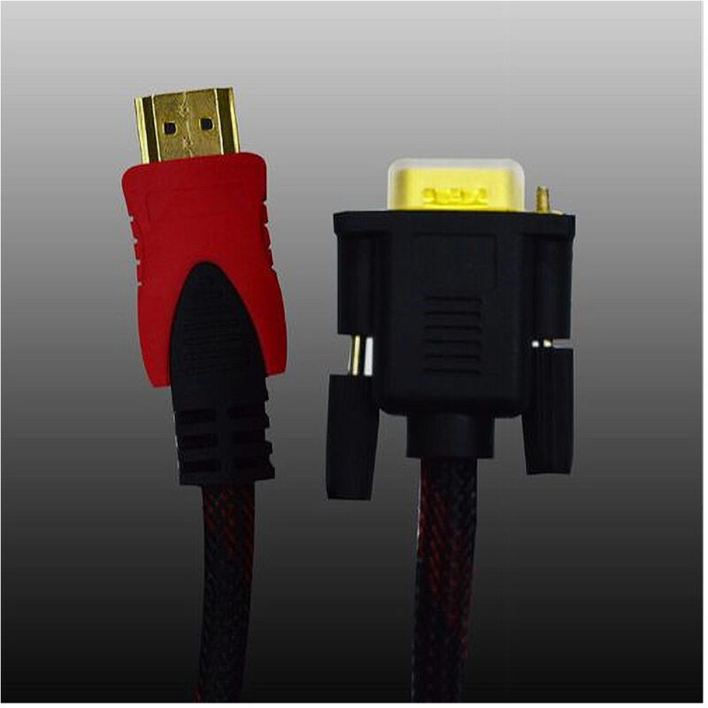 foto del prodotto cavo hdmi a vga telato 3 metri 1080p video pc lettori hdmi hdva rt3m maxtech