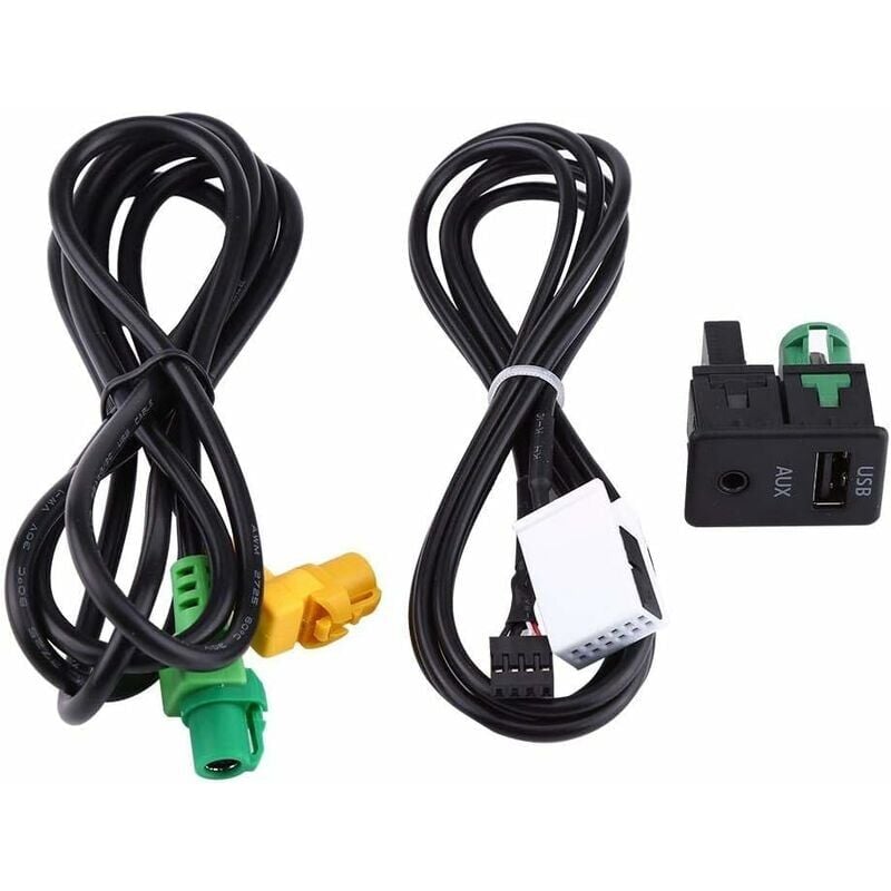 foto del prodotto cavo interruttore ausiliario, adattatore cavo usb aux keenso con cablaggio per serie 3 e87 e90 e91 e92 x5 x6