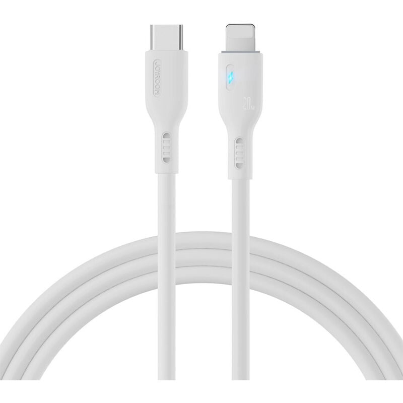 foto del prodotto cavo iphone con indicatore led usb-c - lightning 20w 2m bianco