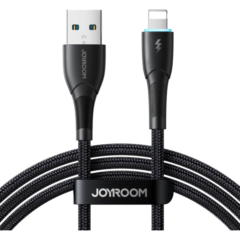foto del prodotto cavo joyroom starry series sa32 al3 3a usb a lightning 1 m nero
