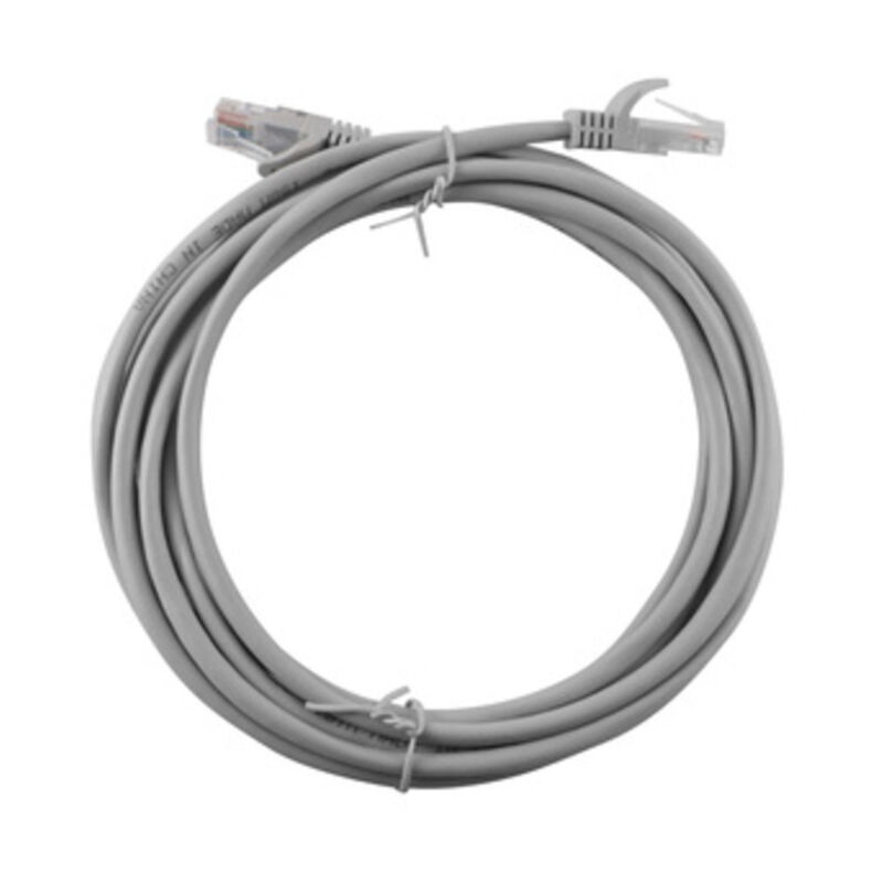 foto del prodotto cavo lan utp plug rj45 rj45 grigio mt.3