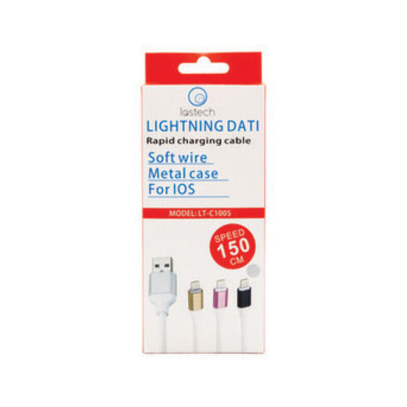 foto del prodotto cavo lightning carica rapida soft wire cm.150