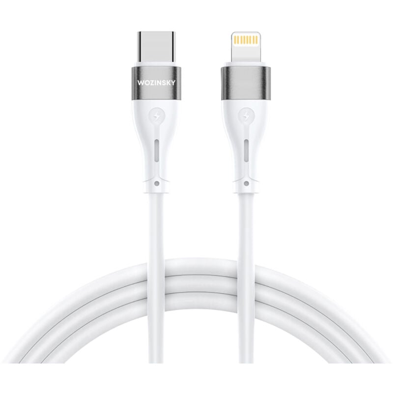 foto del prodotto cavo lightning usb c pd wozinsky wstcl2 27w 2m bianco