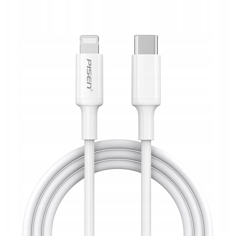 foto del prodotto cavo lightning usb c per iphone apple ricarica veloce 25cm pisen corto