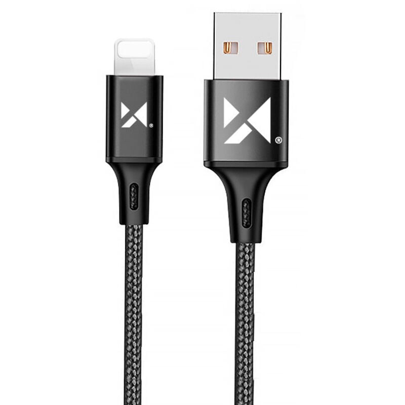 foto del prodotto cavo lightning usb per iphone 2,4 a 1 m nero