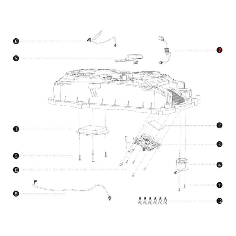 foto del prodotto cavo luce ambientale originale bluebird robot tagliaerba i108e ab12.02.00.0160