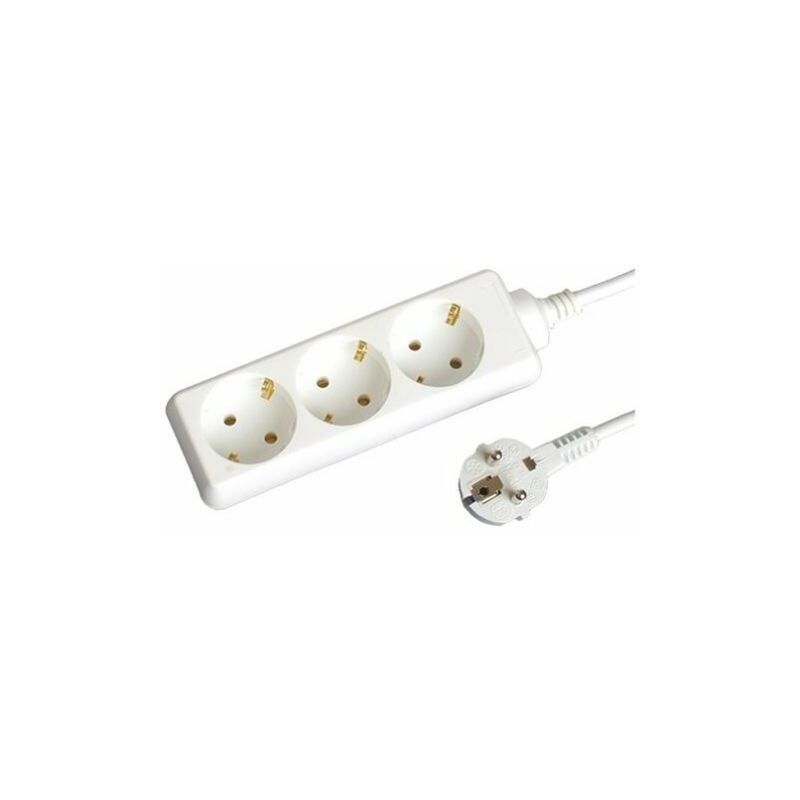 foto del prodotto cavo multiplo 3 spine 1,5 m bianco gsc 0000008