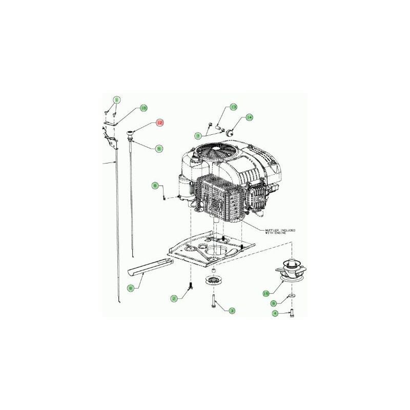 foto del prodotto cavo originale mtd per trattorino rasaerba minirider 746 1088