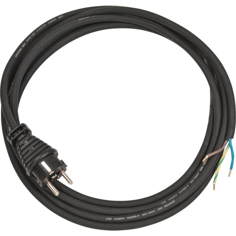 foto del prodotto cavo per alimentazione brennenstuhl 1160330 nero 3.00 m