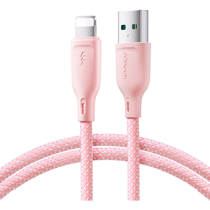 foto del prodotto cavo per iphone multi-color series usb-a - lightning 3a 1m rosa