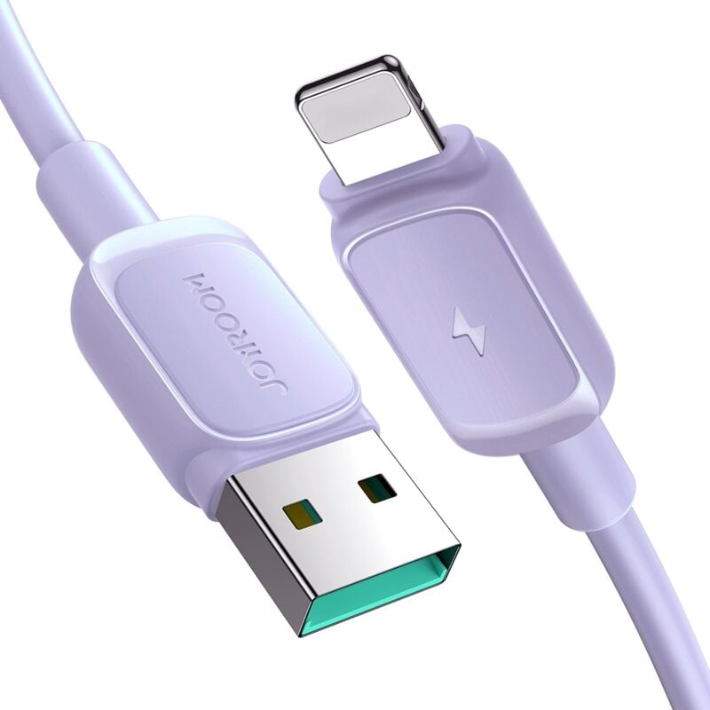 foto del prodotto cavo per iphone usb-a - lightning 2.4a 1.2m viola