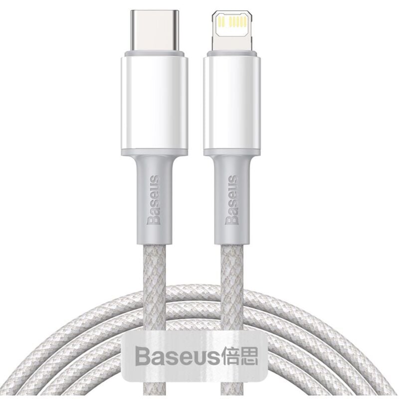 foto del prodotto cavo per iphone usb-c - ricarica rapida lightning 20w 2m - bianco