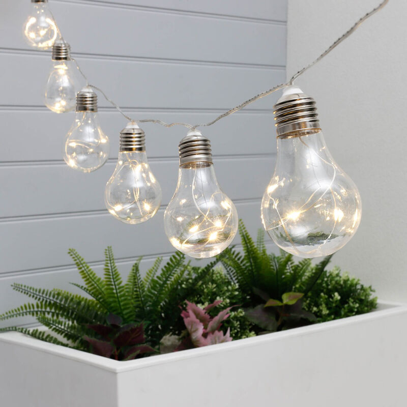 foto del prodotto cavo per lampada micro led 10 luci energia solare