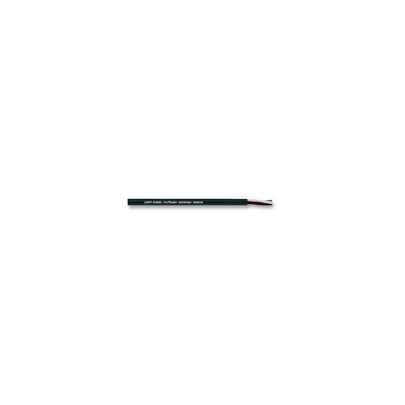 foto del prodotto cavo per nastro led ctc 3 filo nero guaina venduto al metro