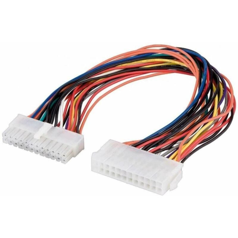 foto del prodotto cavo prolunga alimentazione 24pin per scheda madre 30cm cc 180202 003 n b 