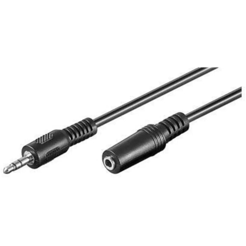 foto del prodotto cavo prolunga audio jack stereo 3.5 mm 3 poli economico 2 mt