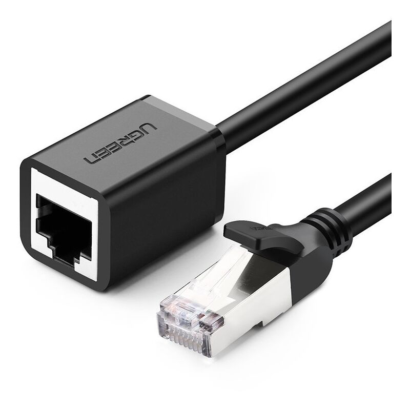 foto del prodotto cavo prolunga ftp ethernet rj45 cat 6 1000 mbps 2m nero