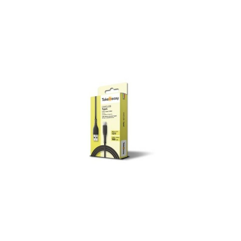 foto del prodotto cavo ricarica usb a type c 18 w take it easy