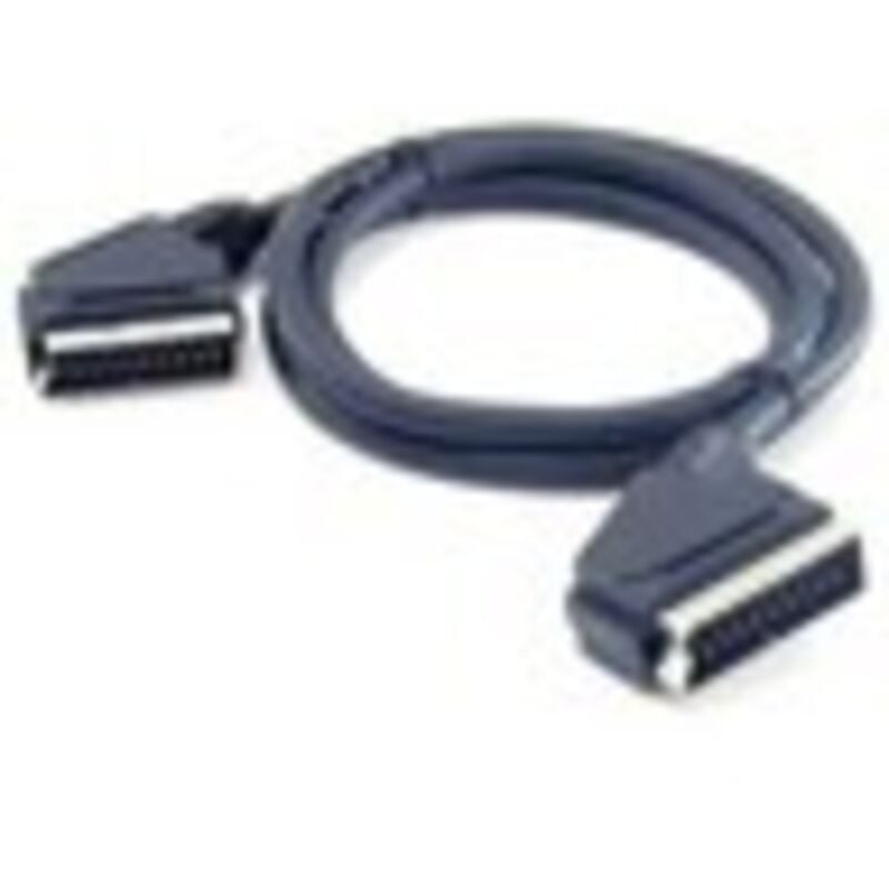 foto del prodotto cavo scart 1,5m schermato 21 pin presa tv decoder dvb-t lettore dvd vhs nuovo