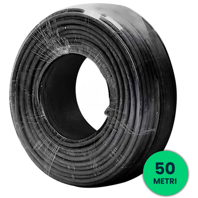 foto del prodotto cavo solare 6 mmq unipolare colore nero bobina da 50 metri v tac