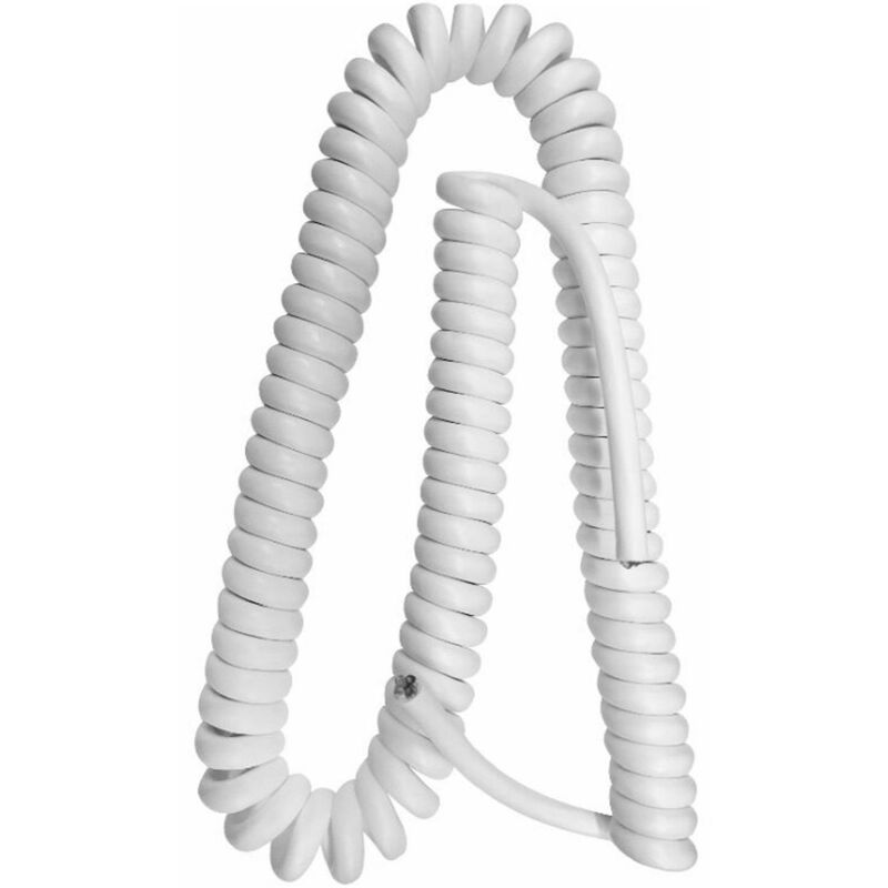 foto del prodotto cavo spiralato 3x0.75 bianco 10 metri 2014 fai