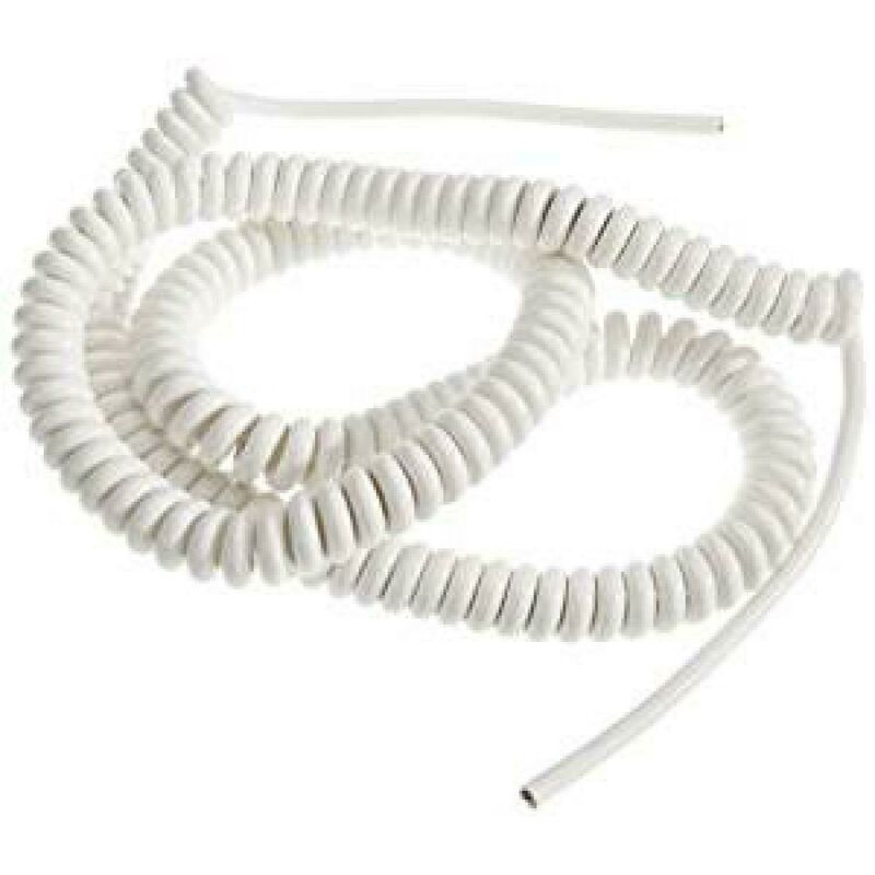 foto del prodotto cavo spiralato sezione 3x1 bianco 10 metri 2024 fai