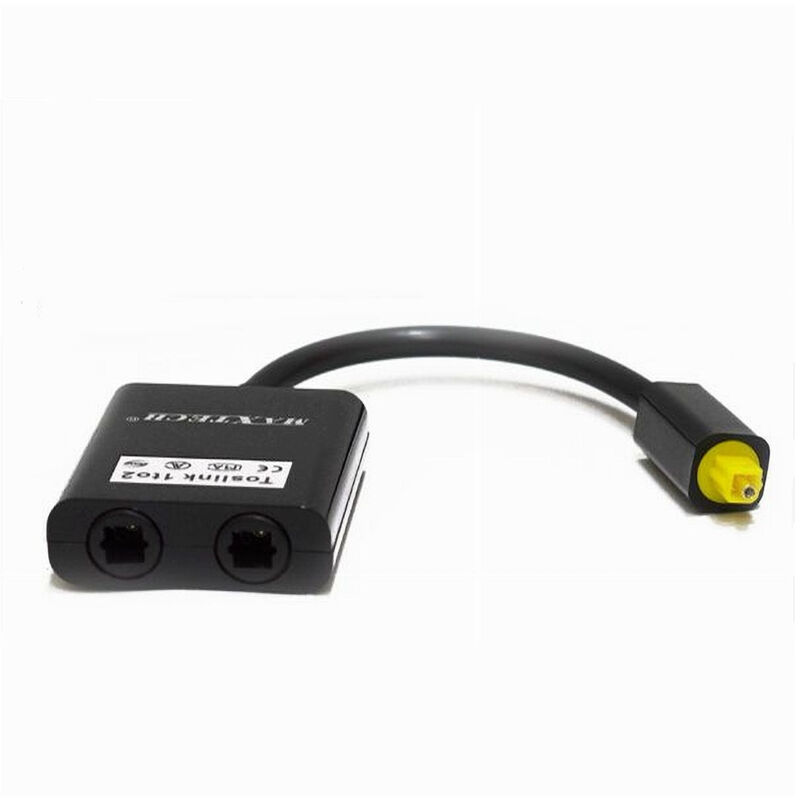 immagine 0 del prodotto cavo splitter sdoppiatore audio fibra ottica maschio 2 ingressi femmina spl fb01 maxtech