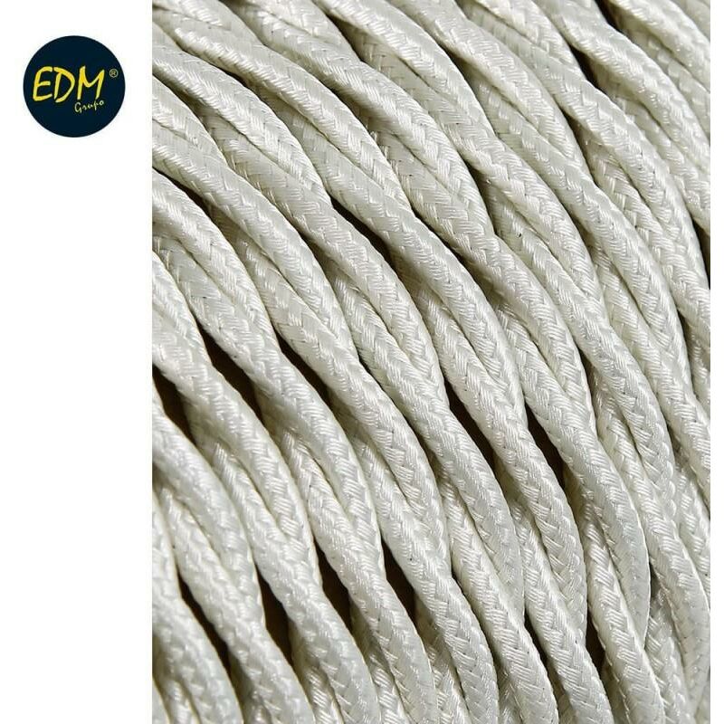 foto del prodotto cavo tessile intrecciato 2x0,75 mm cotone 5 m
