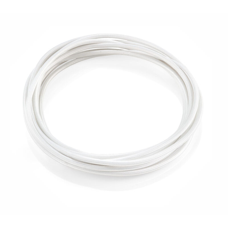 foto del prodotto cavo tessuto bianco 5m