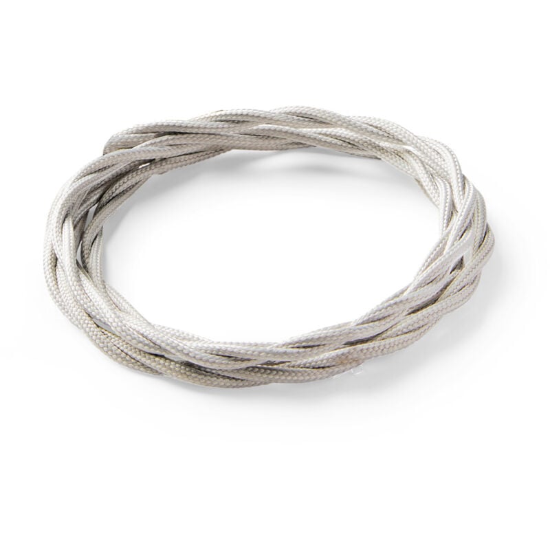 foto del prodotto cavo tessuto intrecciato grigio 10m
