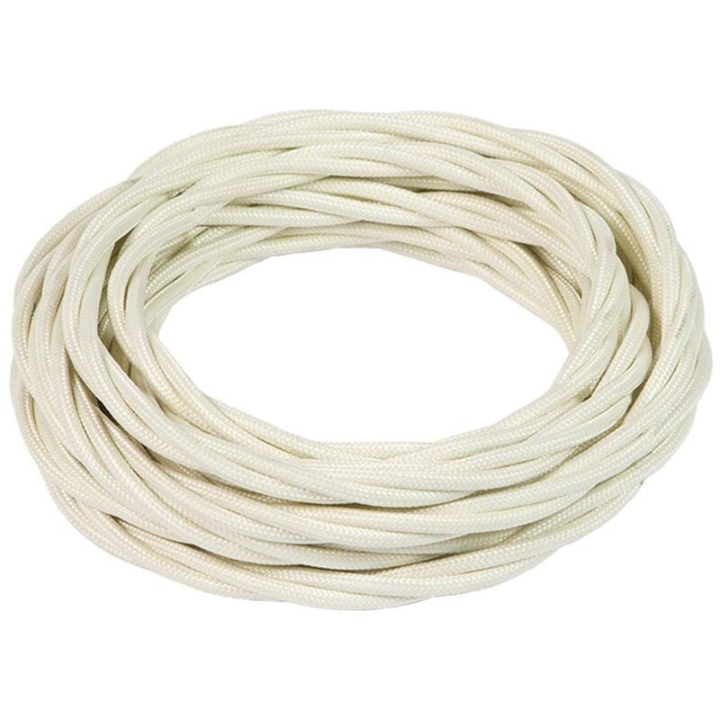 foto del prodotto cavo treccia seta 3g2 5 frrtx in matassa 1m colore avorio fanton 93829