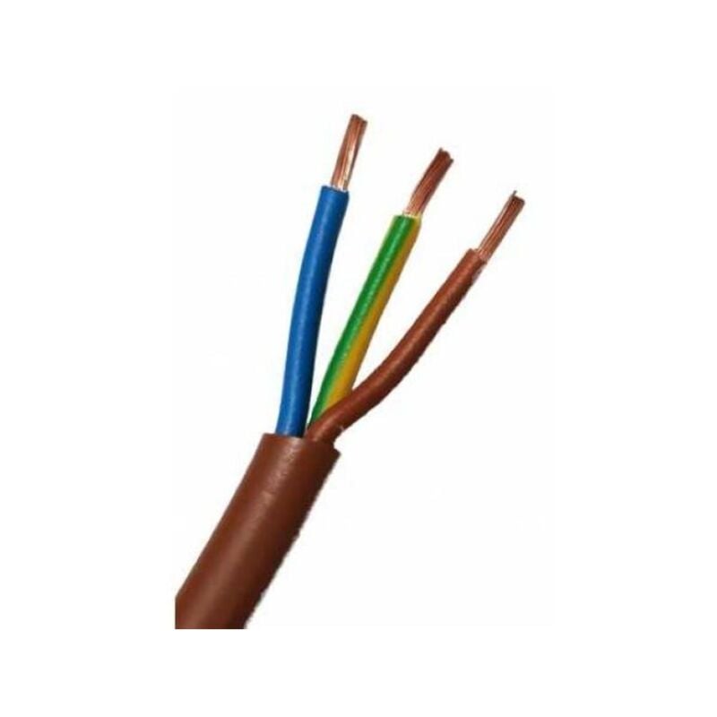 foto del prodotto cavo tripolare electraline fs18 3g1,5 20 metri marrone 16008