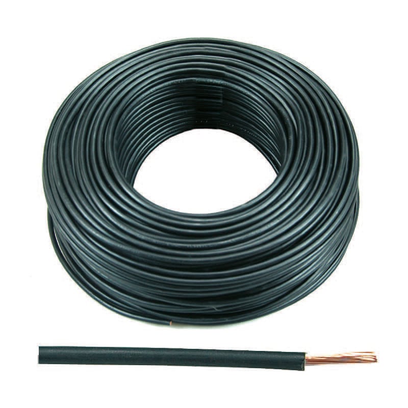 foto del prodotto cavo unipolare antifiamma nero fs17 1x mmq.4 colore nero