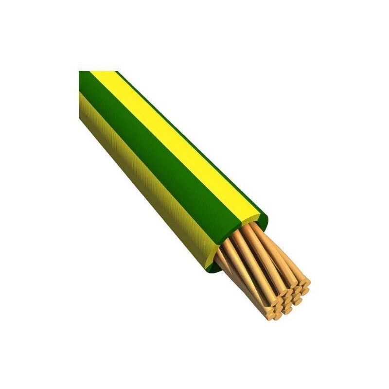 foto del prodotto cavo unipolare fs17 electraline 1x1.5mm2 da 50m giallo verde 13103