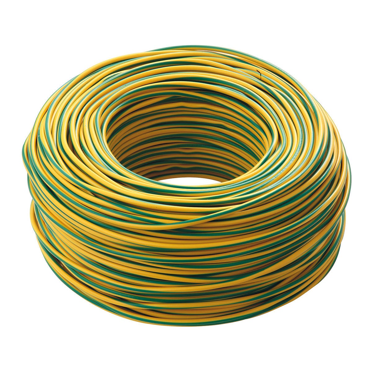 foto del prodotto cavo unipolare 'giallo verde' sezione 1 x 2,5 matassina di filo da 100 metri